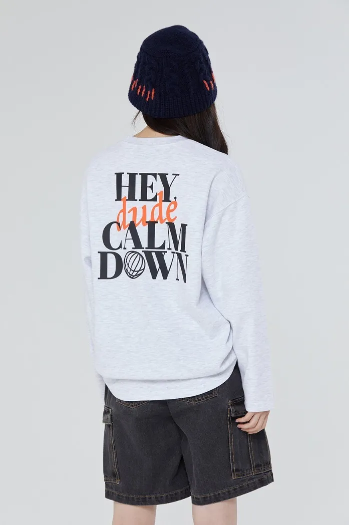 ROMANTIC CROWN  |[ROMANTIC CROWN]★LETTERING LONG SLEEVE