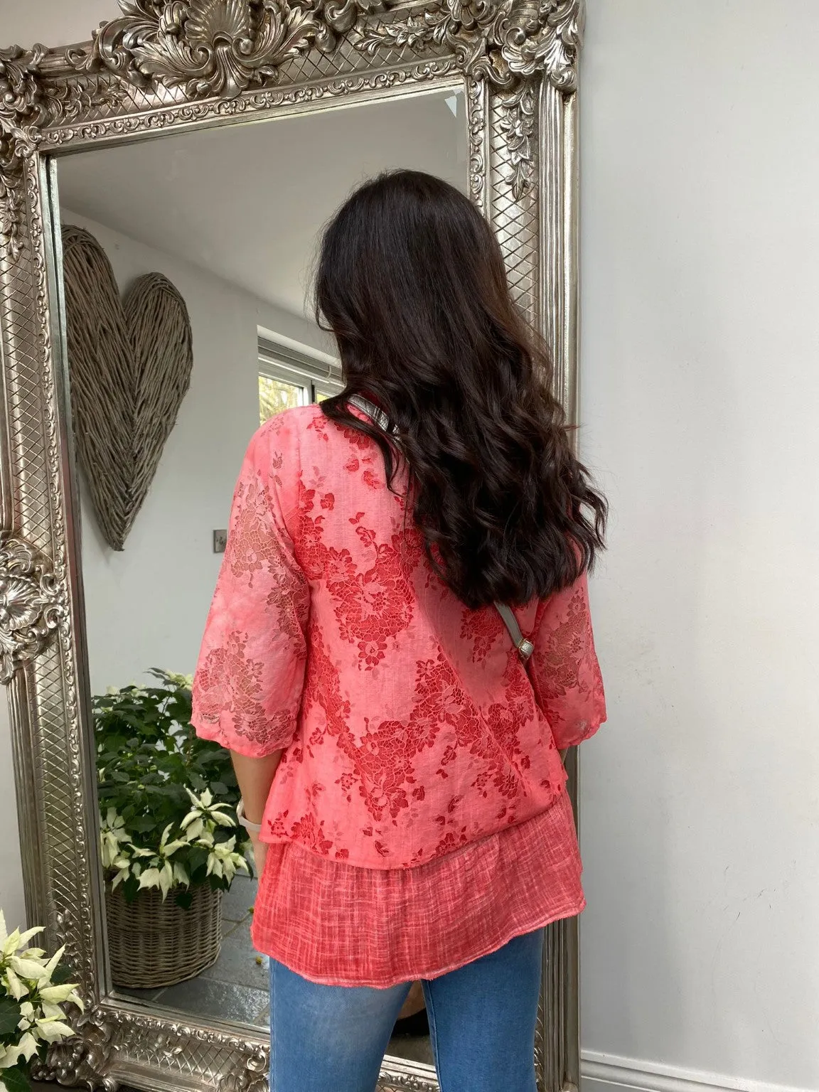 Sequin Lace Top Jodie