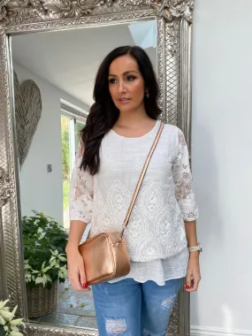 Sequin Lace Top Jodie