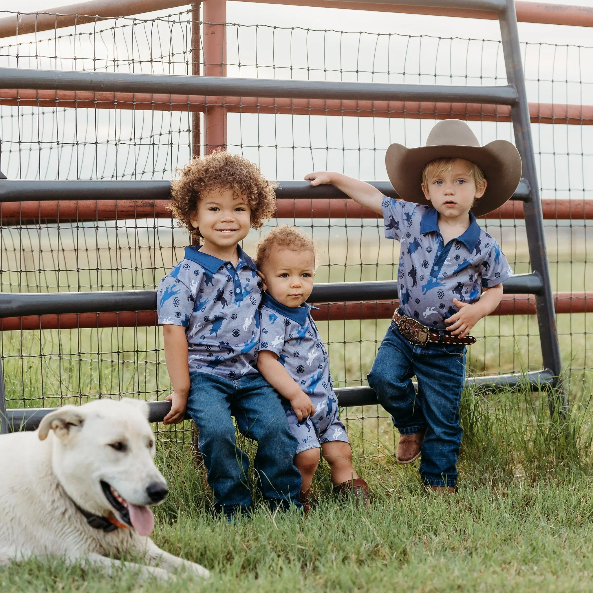 Shea Baby Roughstock Polo Onesie