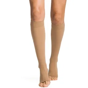 Sigvaris Opaque Knee High, Open Toe