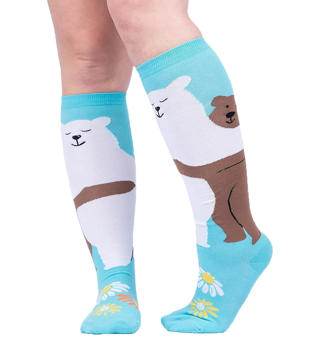 SOCK it to me Unisex Knee High Socks (Prints) - Beary Best Friends