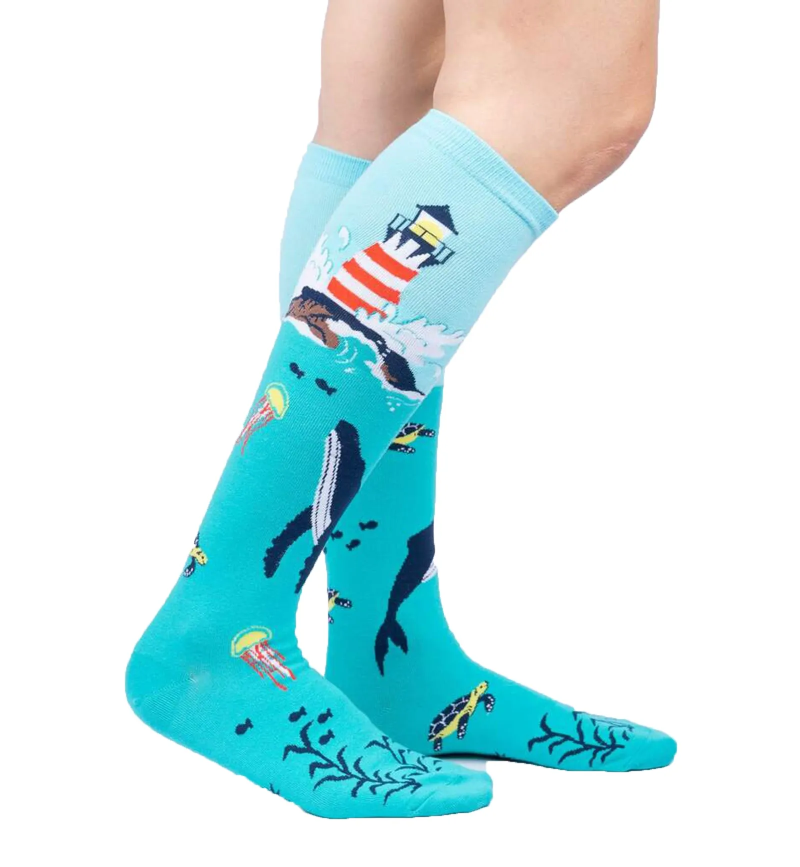 SOCK it to me Unisex Knee High Socks (Prints) - Light Up My Life