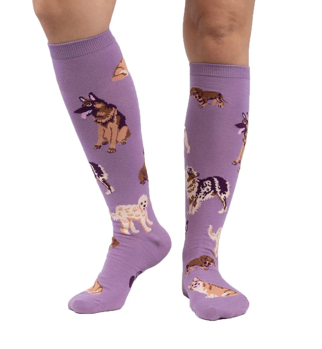 SOCK it to me Unisex Knee High Socks (Prints) - Stay Pawsitive