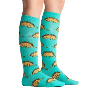 SOCK it to me Unisex Knee High Socks (Prints) - Tacosaurus