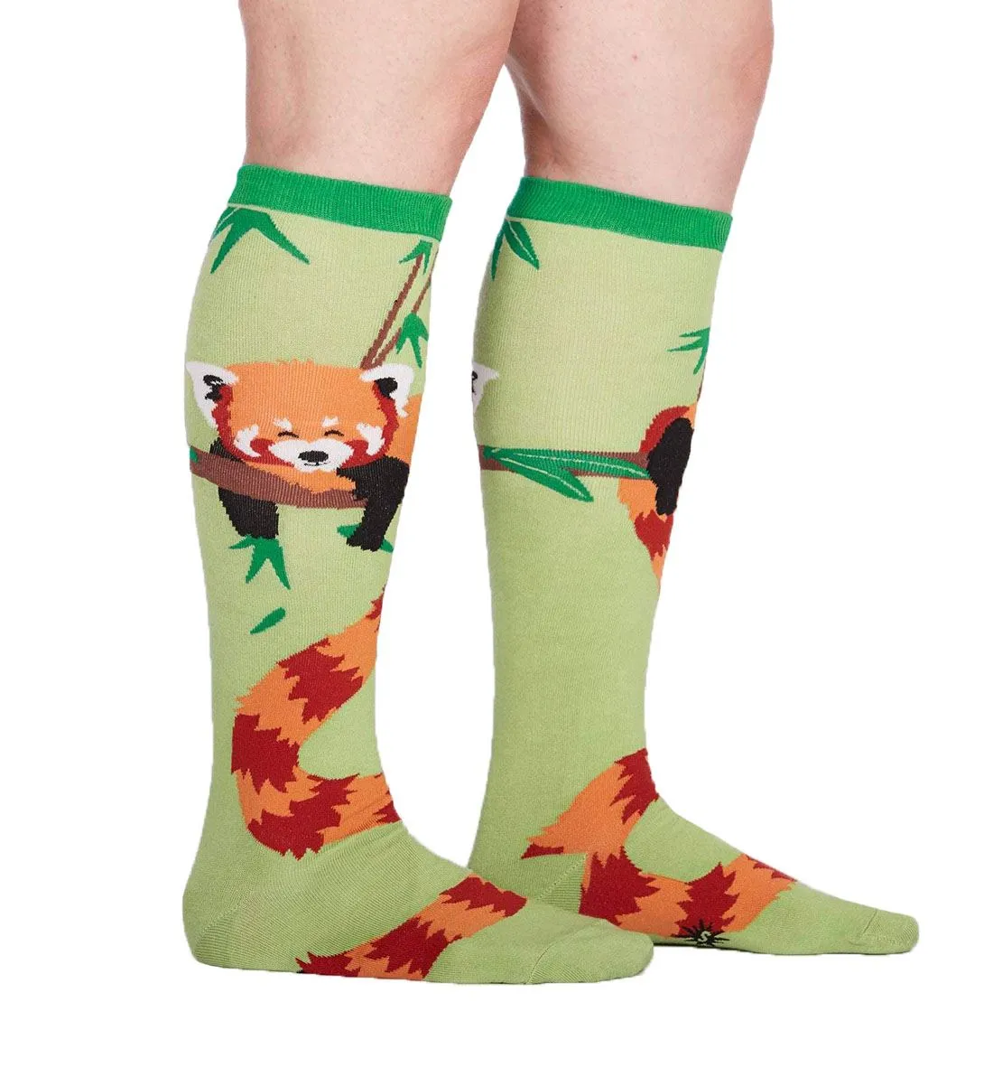 SOCK it to me Unisex Knee High Socks (Prints) - Tale Of The Red Panda