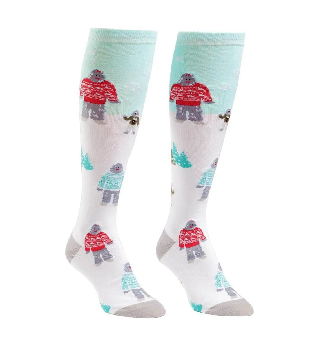 SOCK it to me Unisex Knee High Socks (Prints) - The Yeti Family