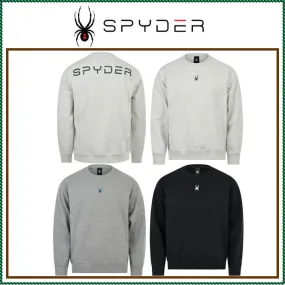 SPYDER  |Street Style Long Sleeves Plain Logo Sweatshirts