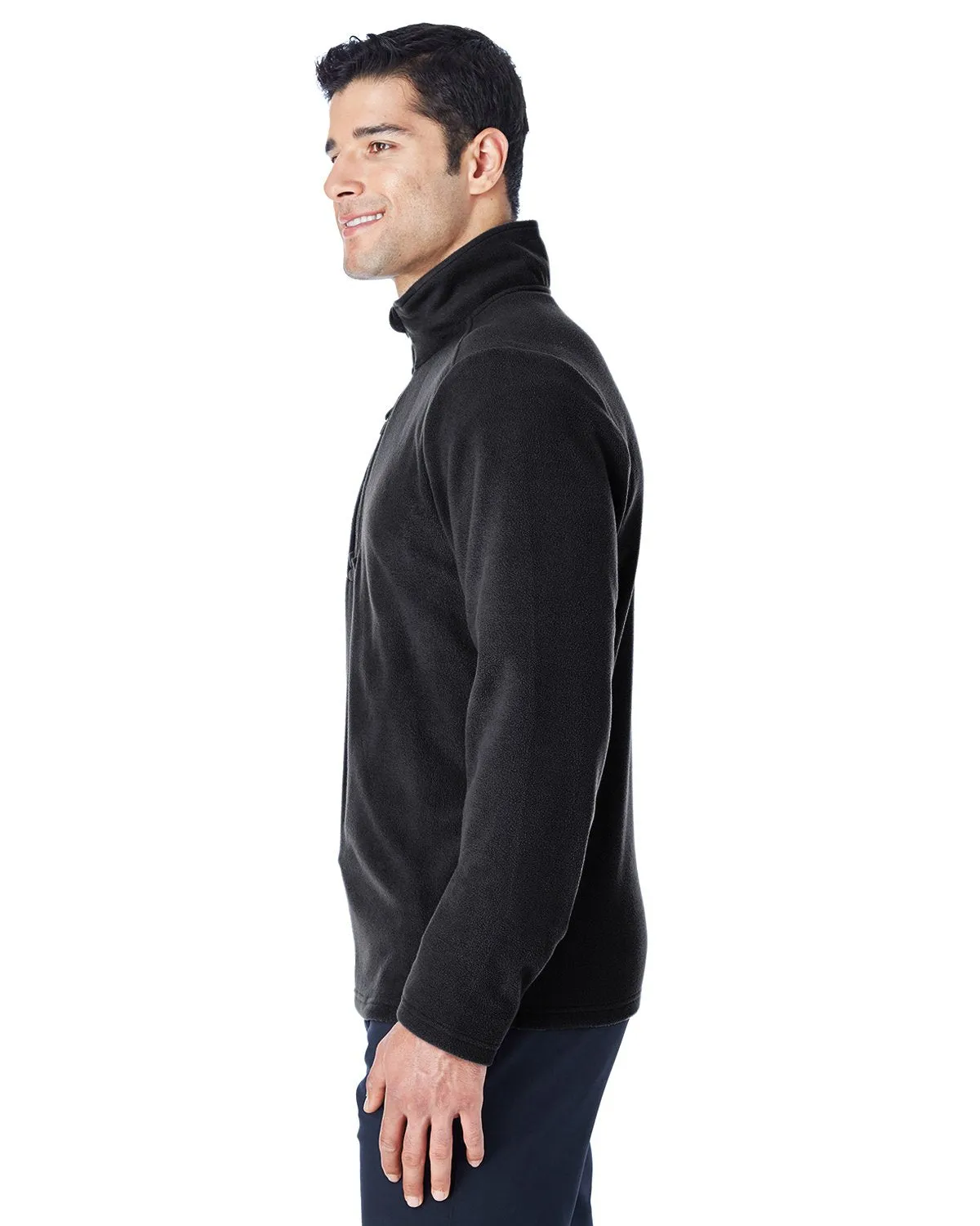 Spyder Transport Quarter Zip Fleece Pullover Black/ Red 187332