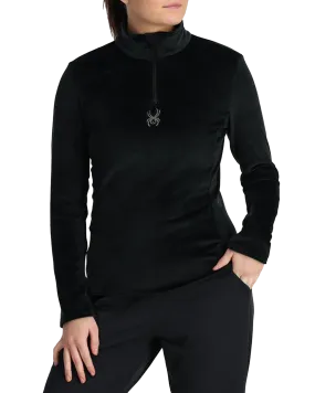 Spyder Women's Shimmer Bug Half Zip - Black