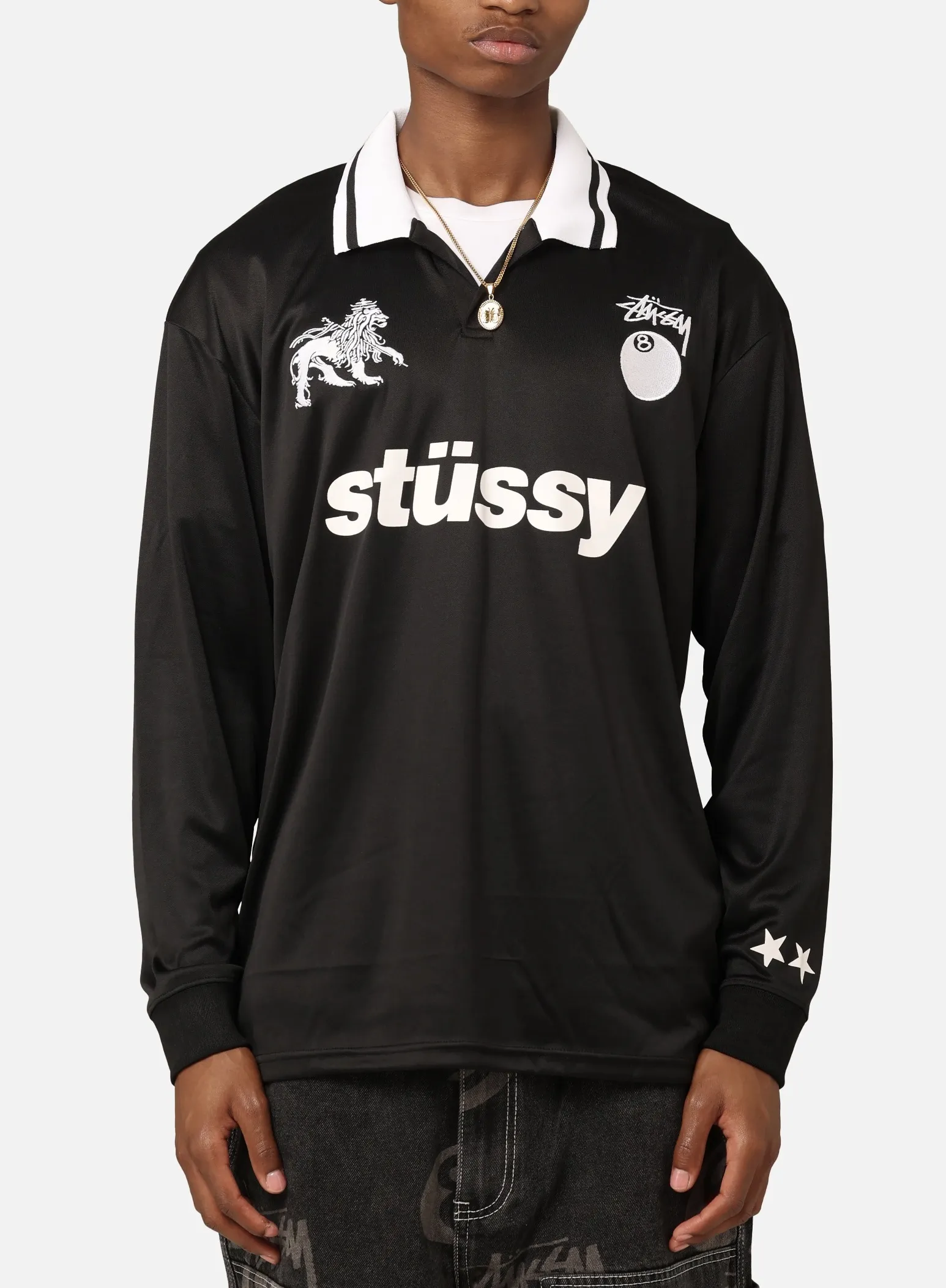 STUSSY  |Pullovers Street Style Long Sleeves Logo Military