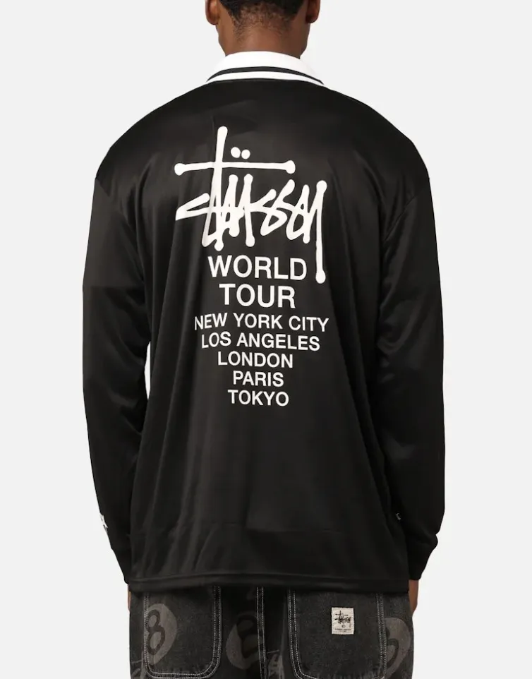 STUSSY  |Pullovers Street Style Long Sleeves Logo Military