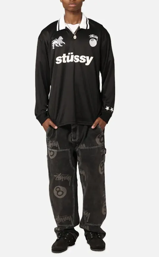 STUSSY  |Pullovers Street Style Long Sleeves Logo Military