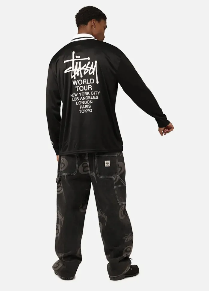 STUSSY  |Pullovers Street Style Long Sleeves Logo Military