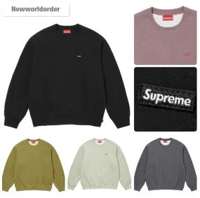 Supreme  |Crew Neck Pullovers Unisex Street Style Long Sleeves Logo