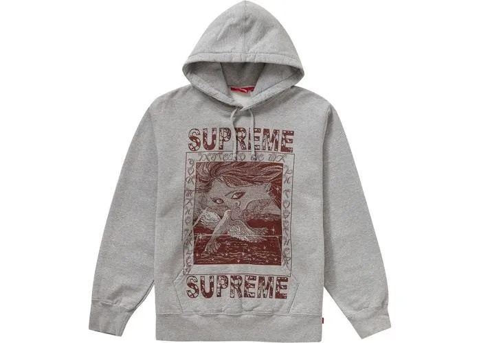 Supreme  |Pullovers Unisex Street Style Long Sleeves Logo Skater Style