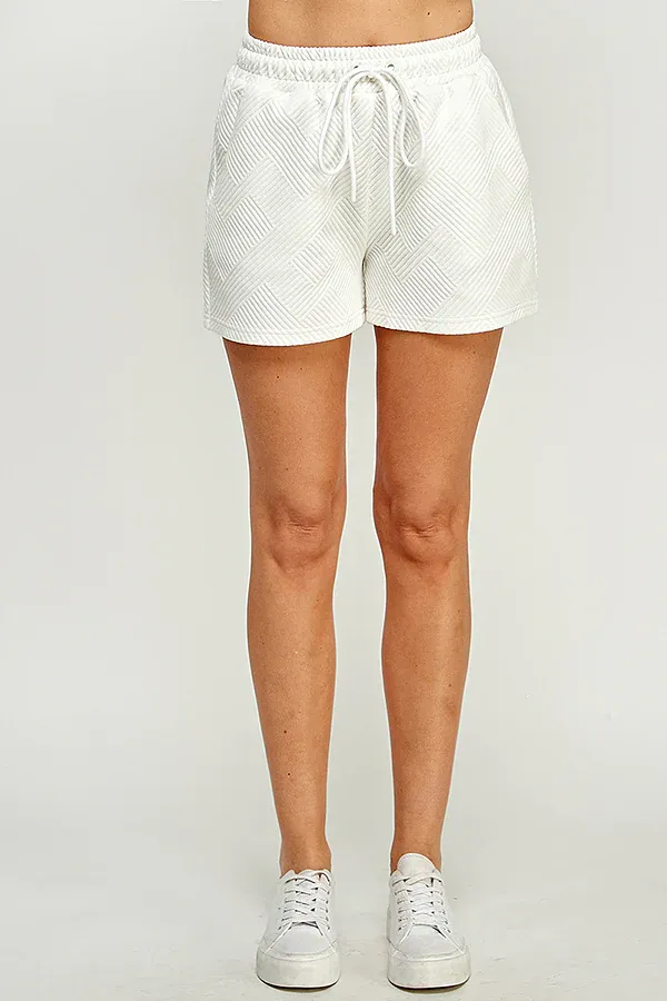 Textured Soft Short Pants