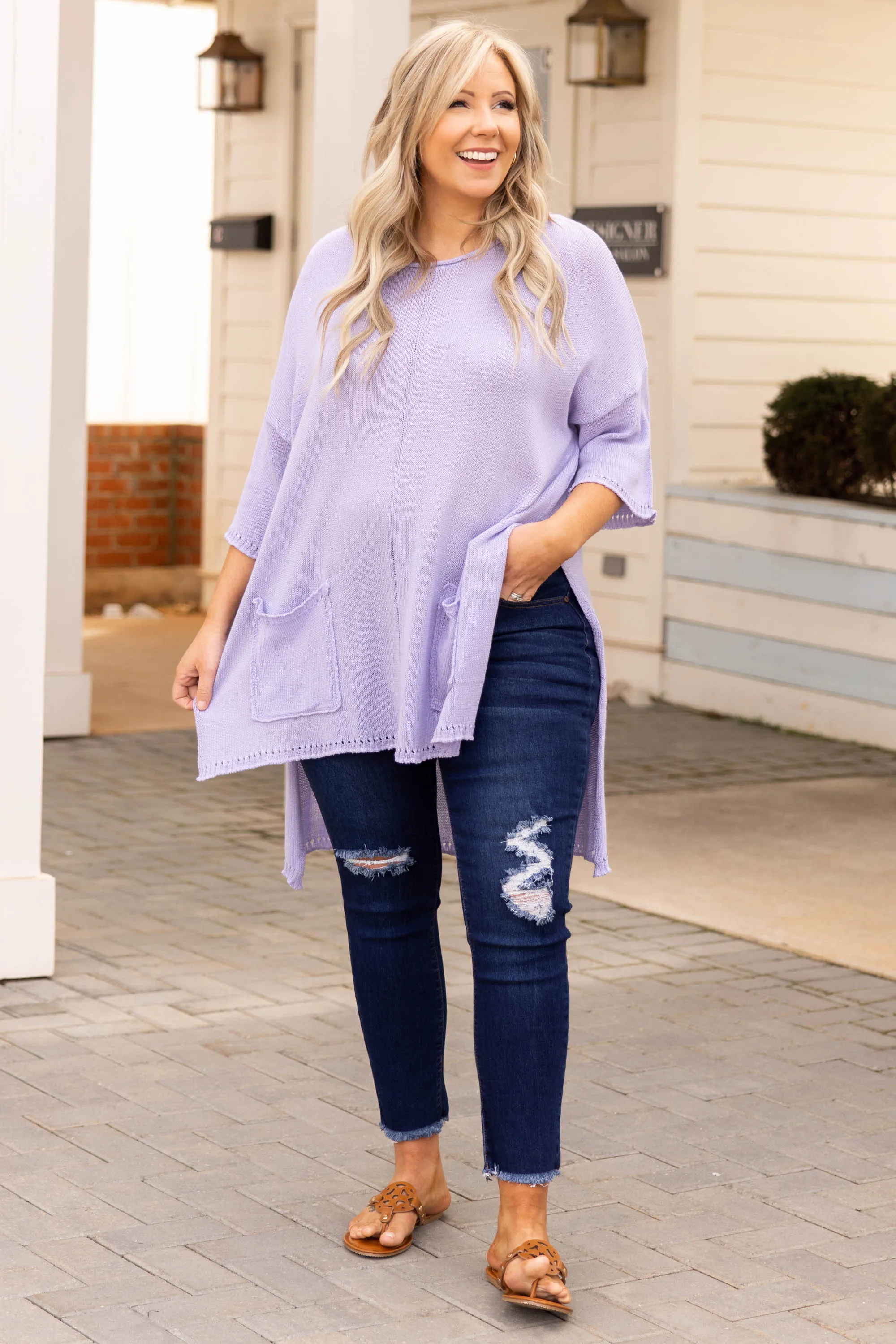 The Lucky One Tunic, Lavender