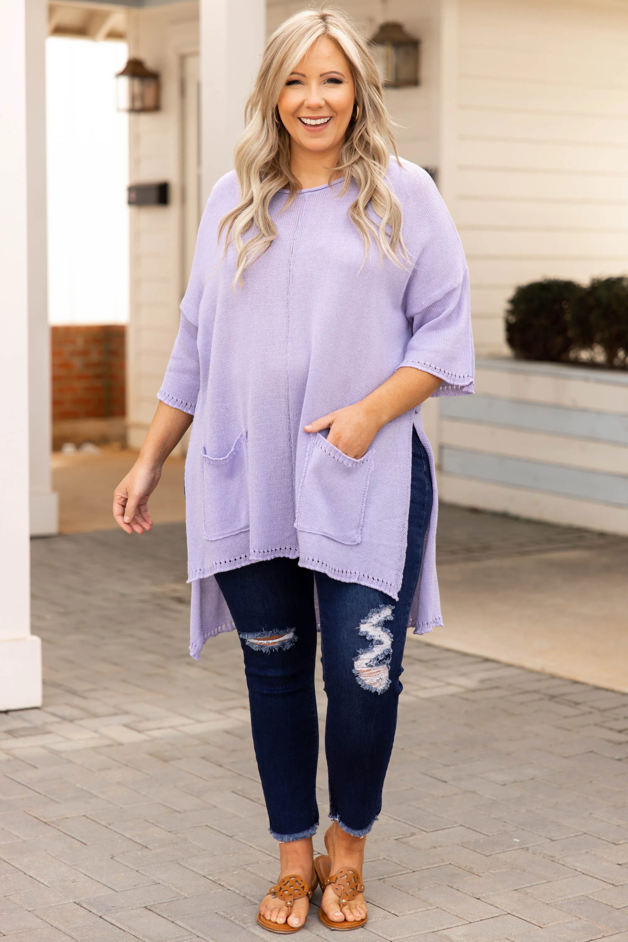 The Lucky One Tunic, Lavender