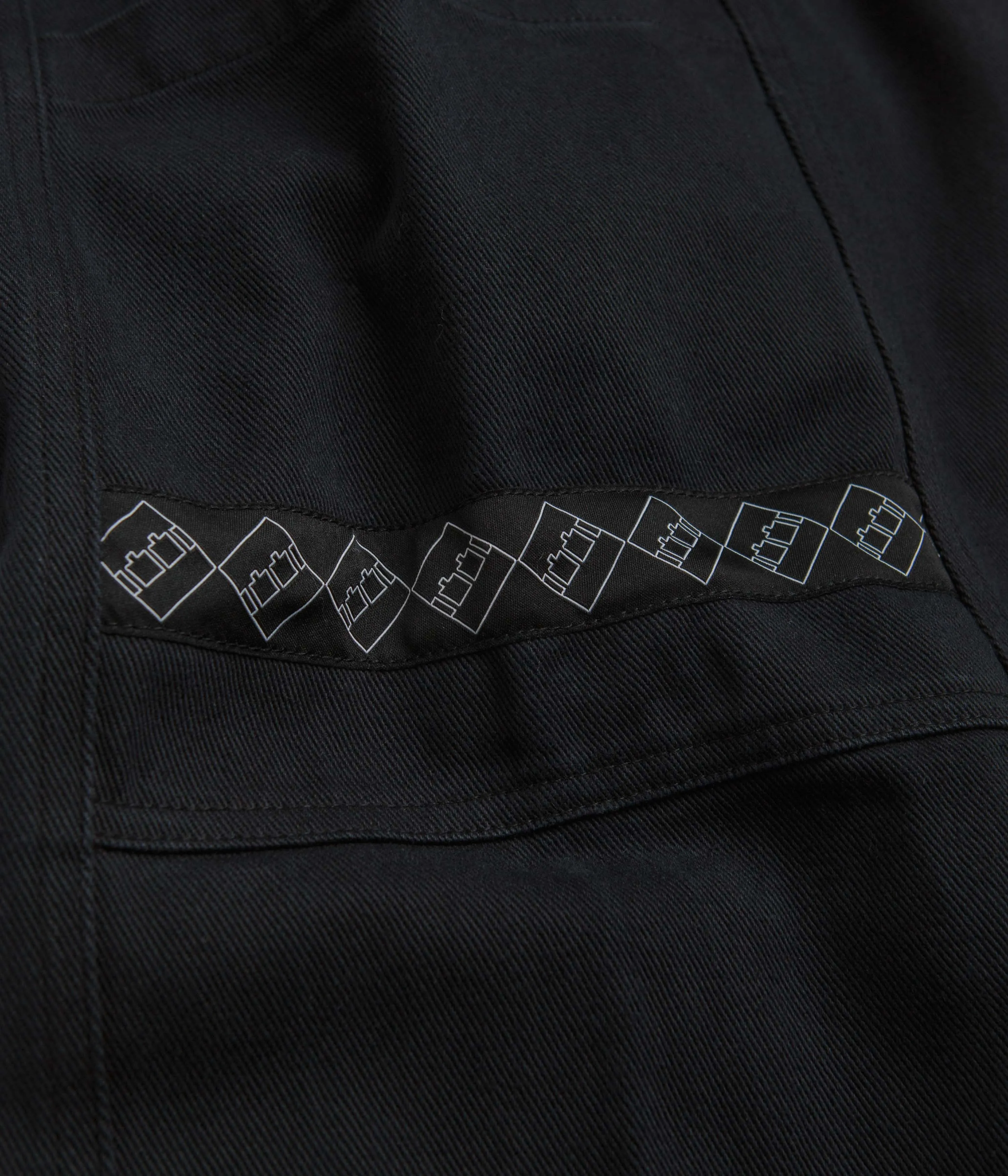 The Trilogy Tapes Tape Pocket Trousers - Black