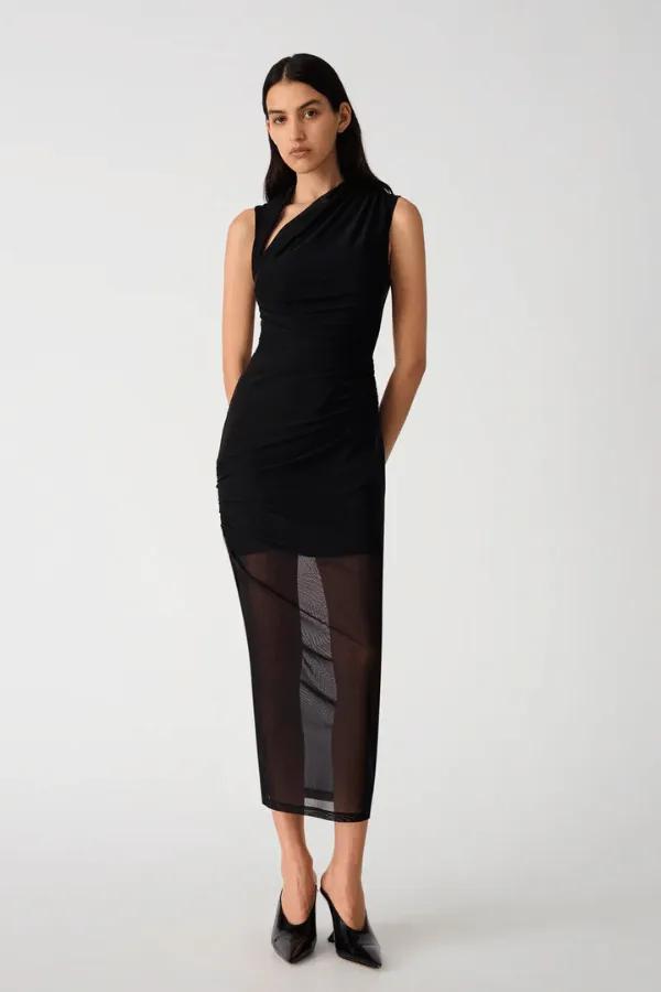 Tillie Midi Dress Black