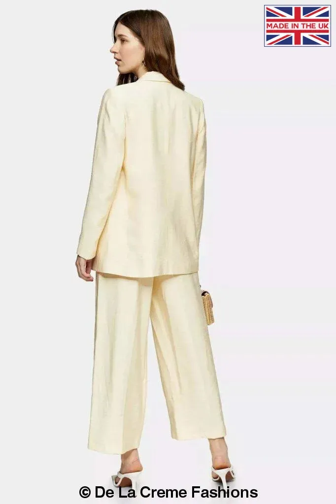 Topshop Womens Single Breasted Blazer & Trouser 2 Piece Suit