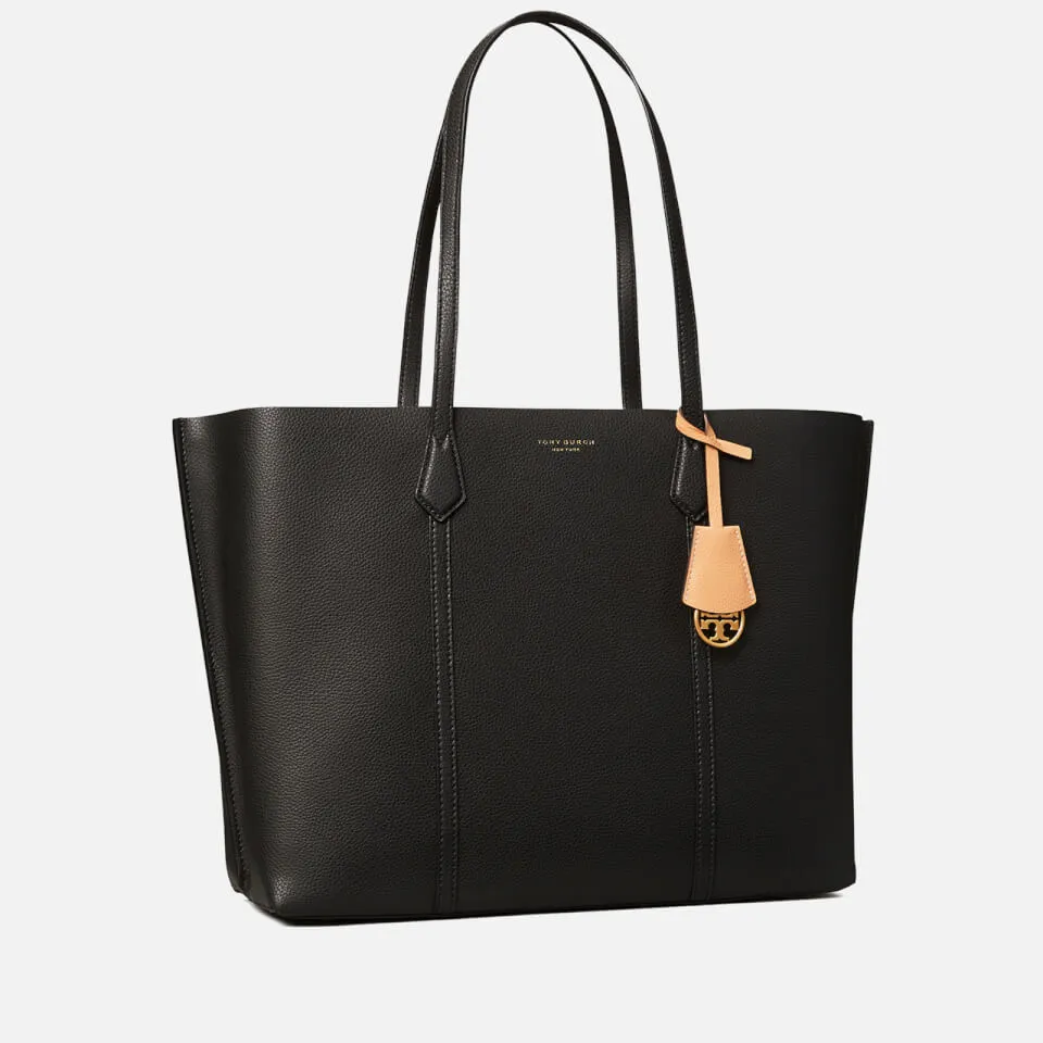 Tory Burch Perry Leather Triple-Compartment Tote Bag | Coggles