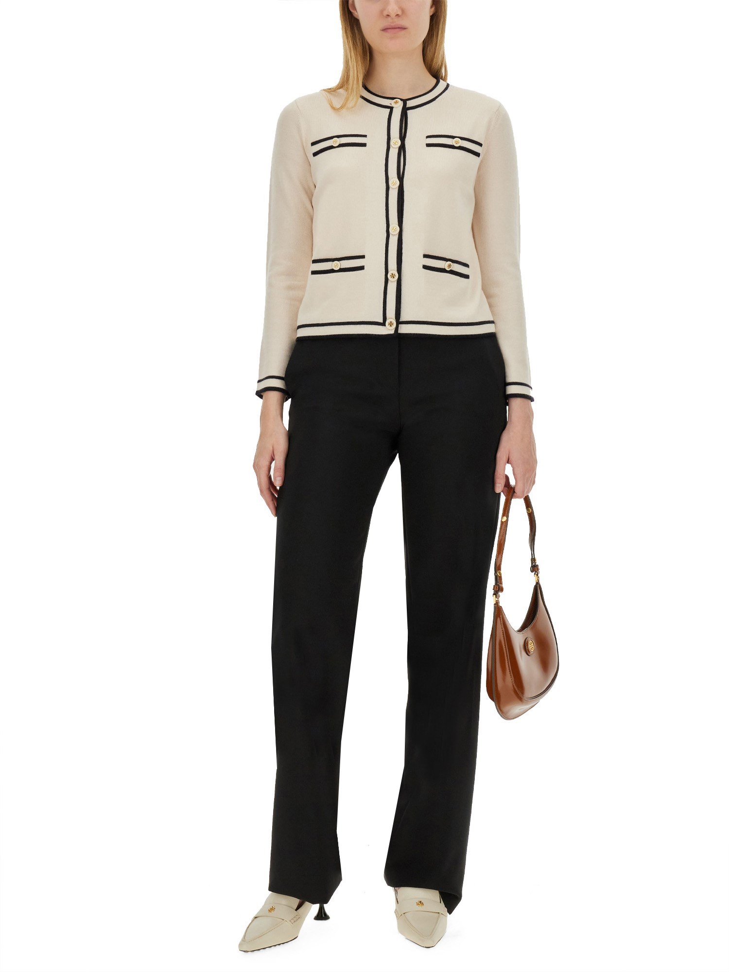 TORY BURCH    WOOL KENDRA CARDIGAN