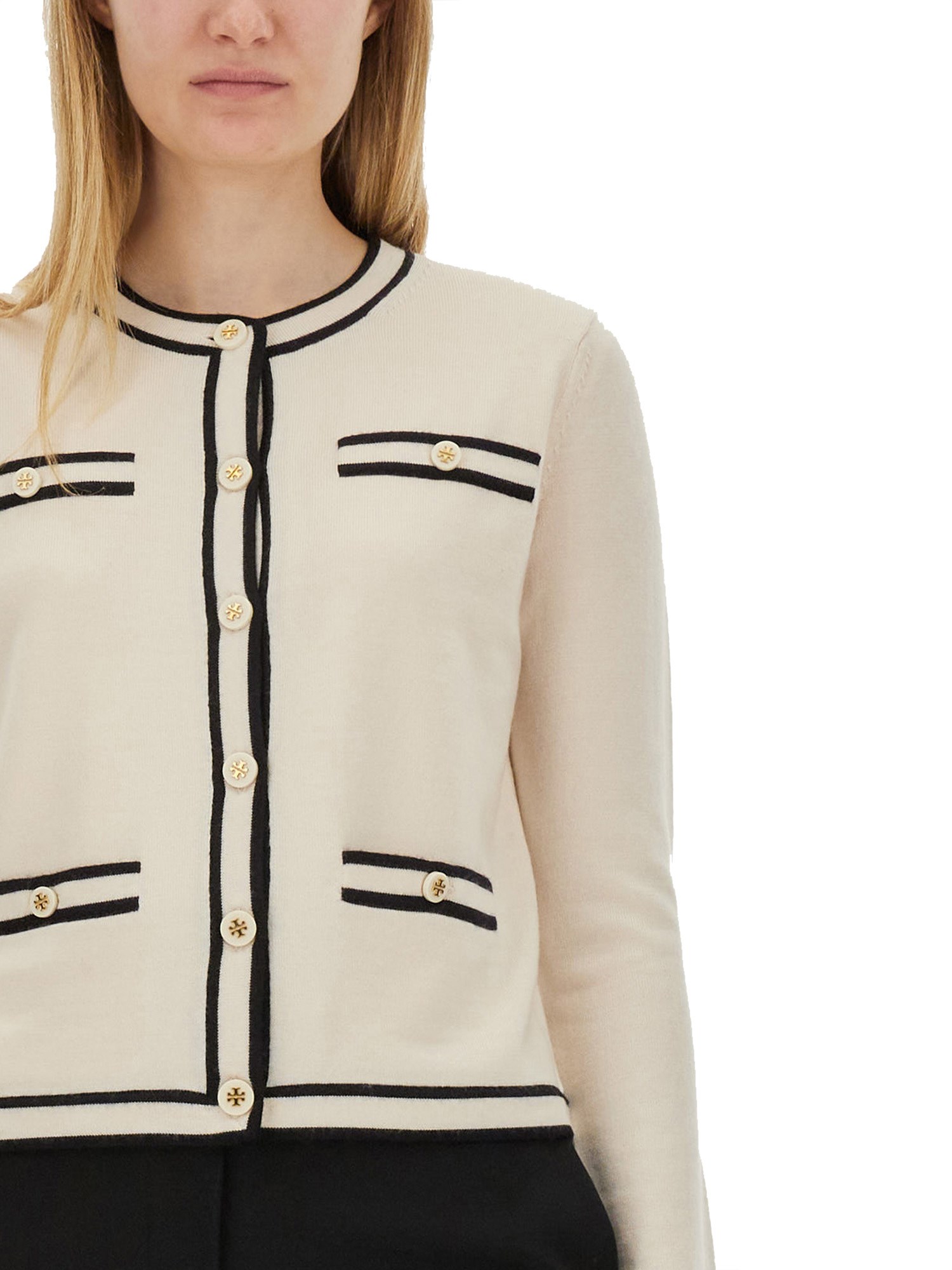 TORY BURCH    WOOL KENDRA CARDIGAN