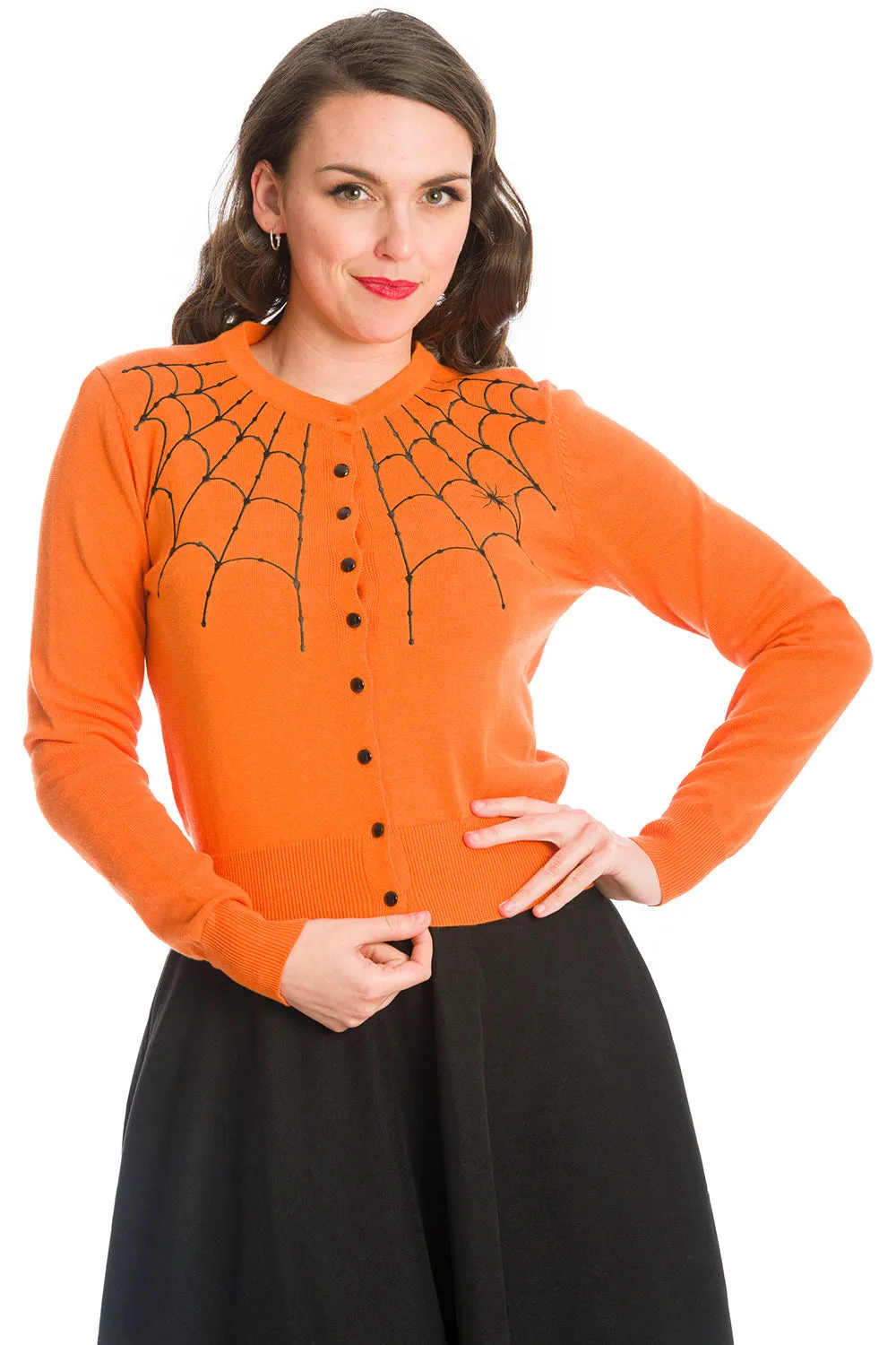 UNDER HER WEB SPELL CARDIGAN