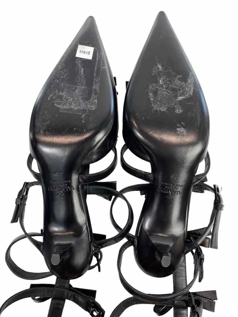 Valentino Size 36 French Bow Gladiators