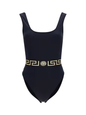 Versace Greca Border Low Back Swimsuit