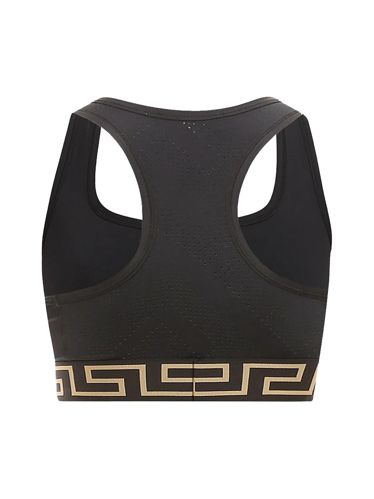 Versace Greca Square Neck Sports Bra