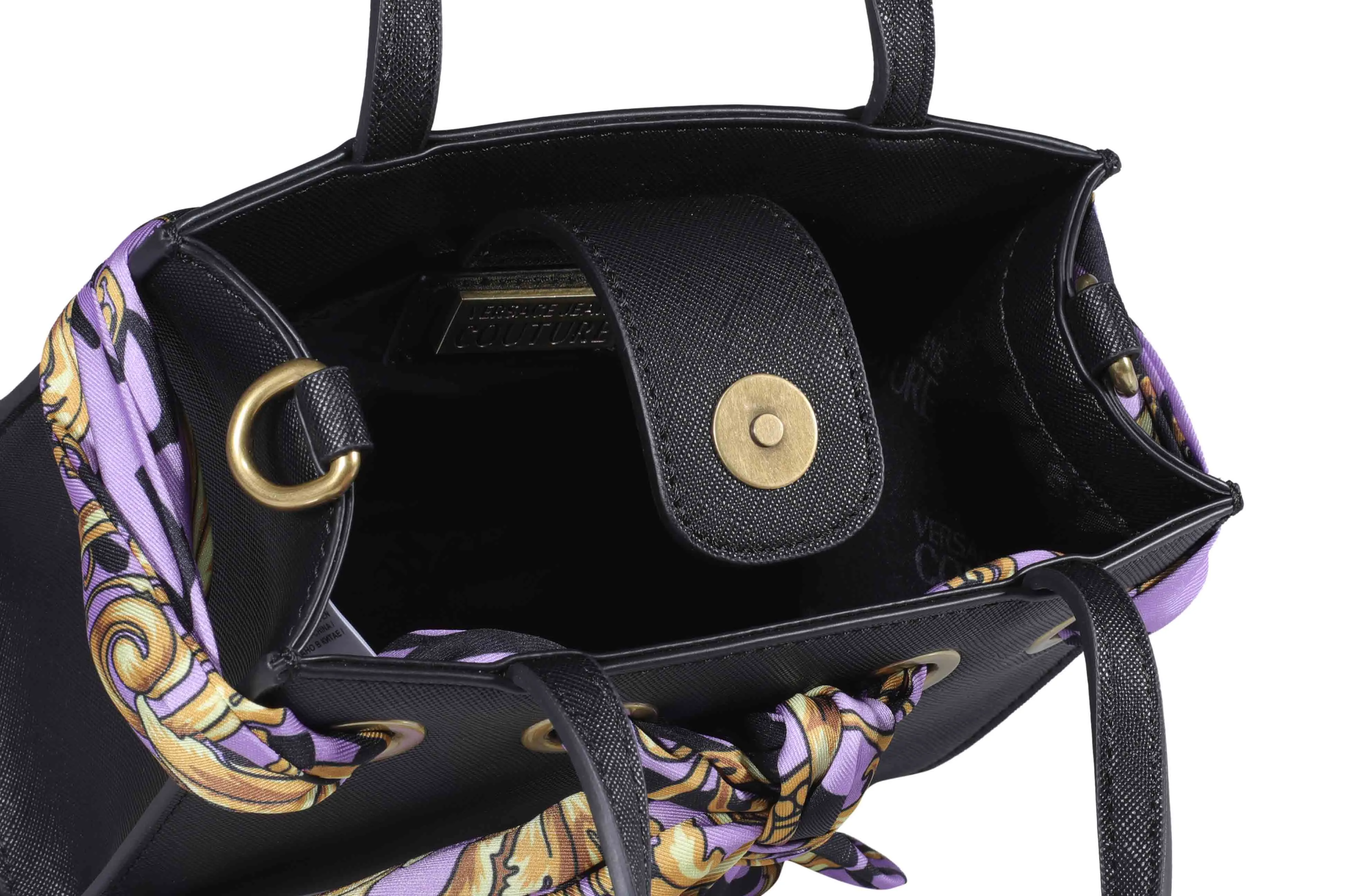 Versace Jeans Couture Scarf-Detailed Tote Bag