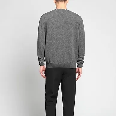 VERSACE  |Pullovers Unisex Wool Cashmere Street Style U-Neck