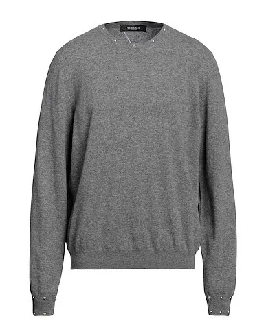 VERSACE  |Pullovers Unisex Wool Cashmere Street Style U-Neck