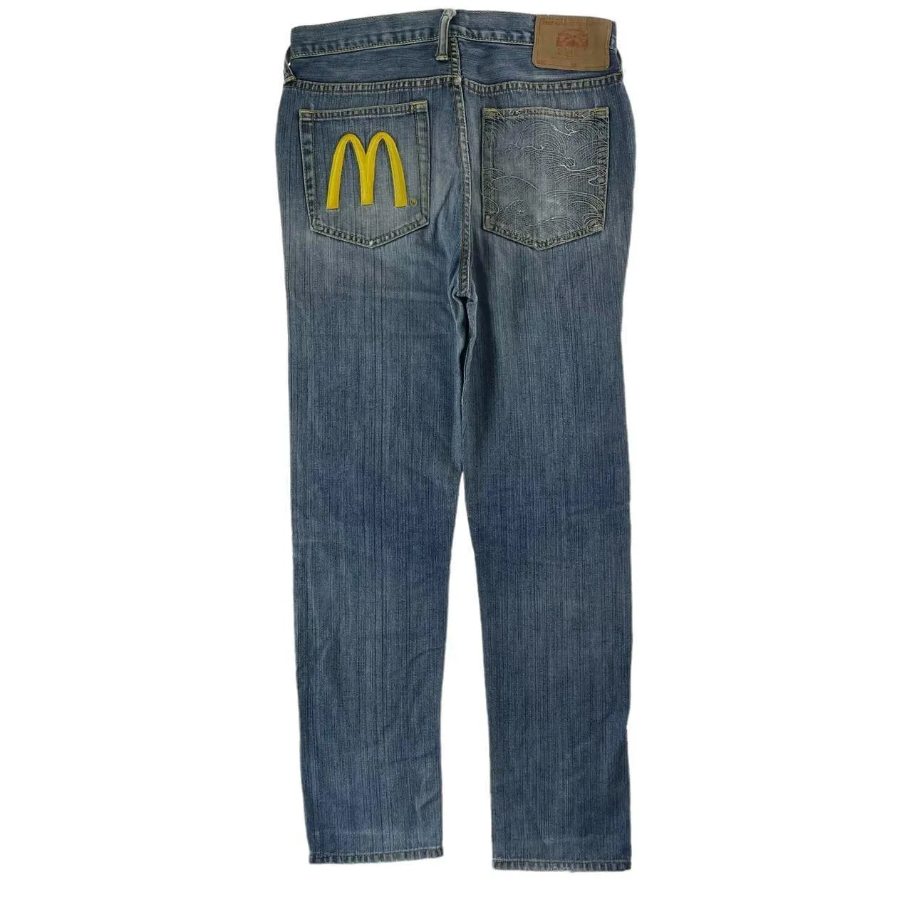 Vintage RMC Red Monkey Company McDonald’s Japanese denim jeans trousers W29