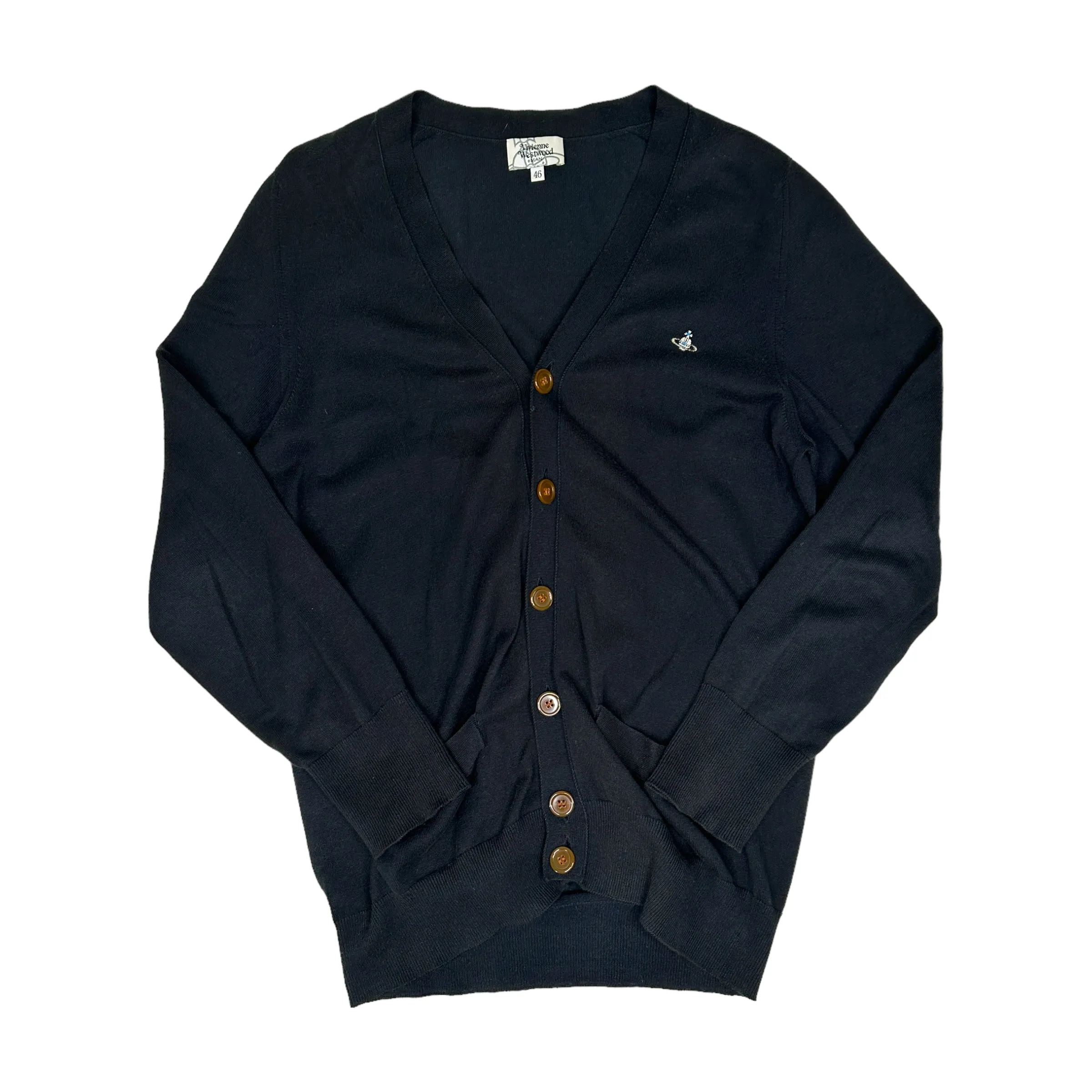 VIVIENNE WESTWOOD ORB CARDIGAN - BLACK