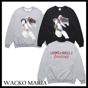 WACKO MARIA  |Long Sleeves Cotton Sweatshirts