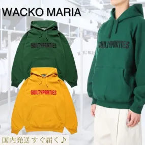 WACKO MARIA  |Pullovers Unisex Street Style Long Sleeves Plain Cotton Logo