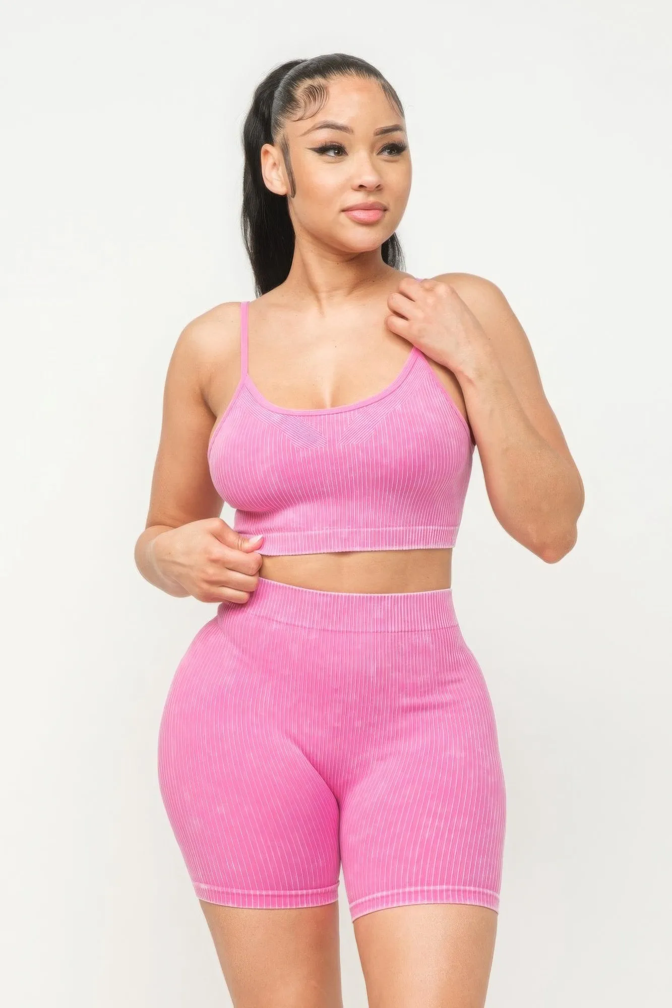 Washed Seamless Short Set