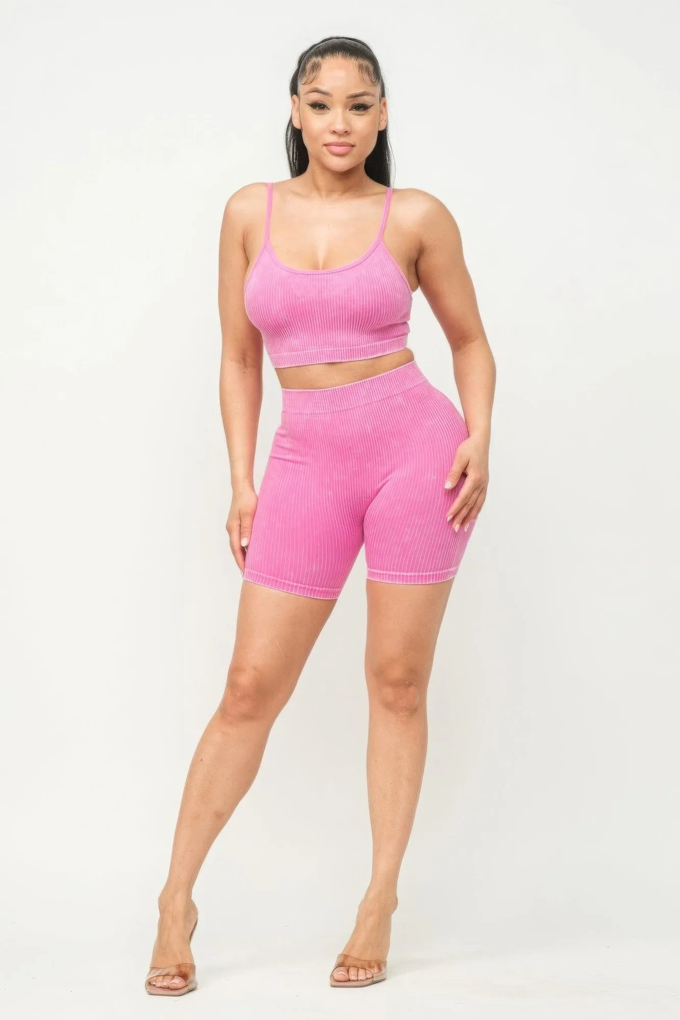 Washed Seamless Short Set