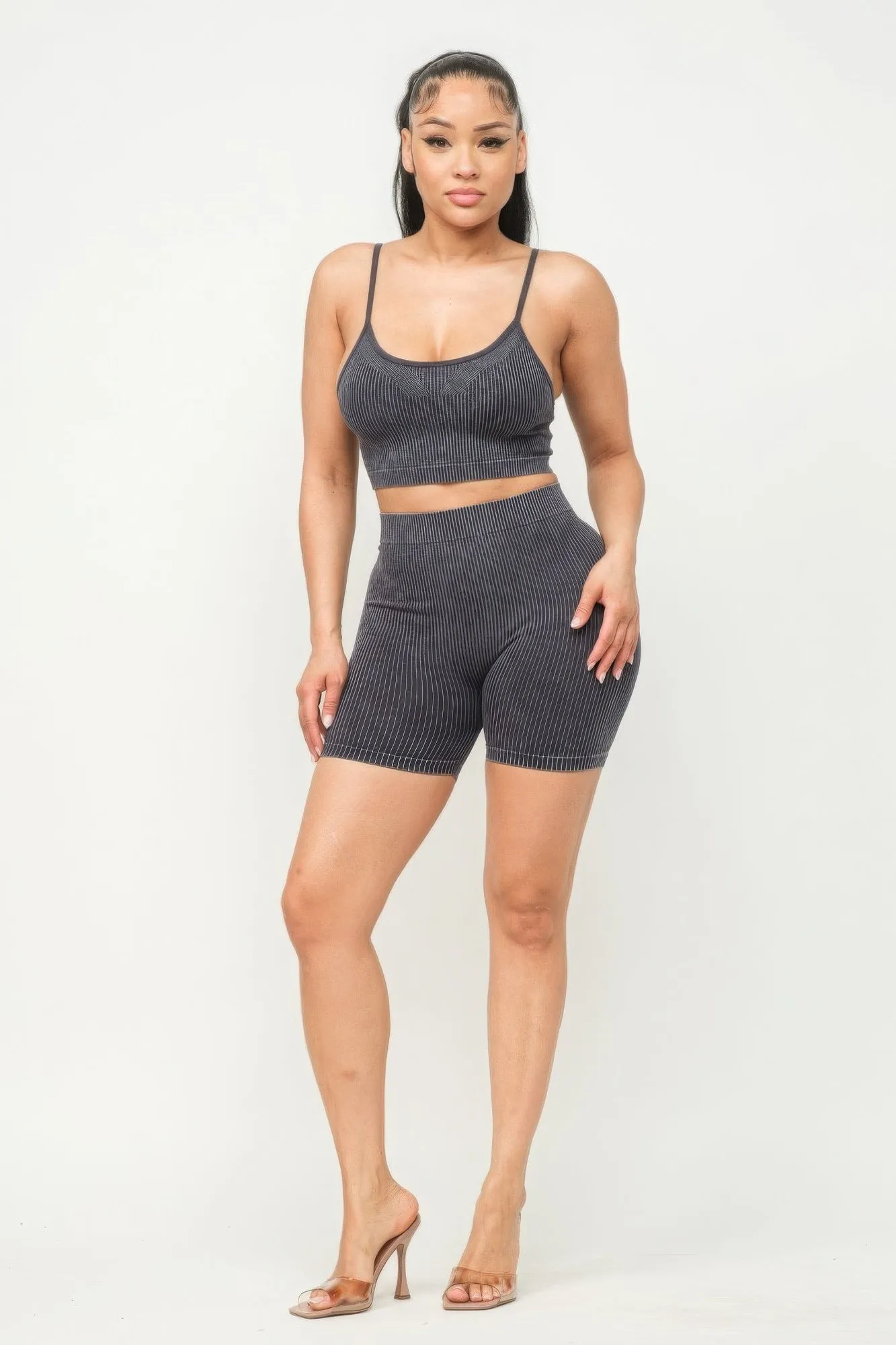 Washed Seamless Short Set