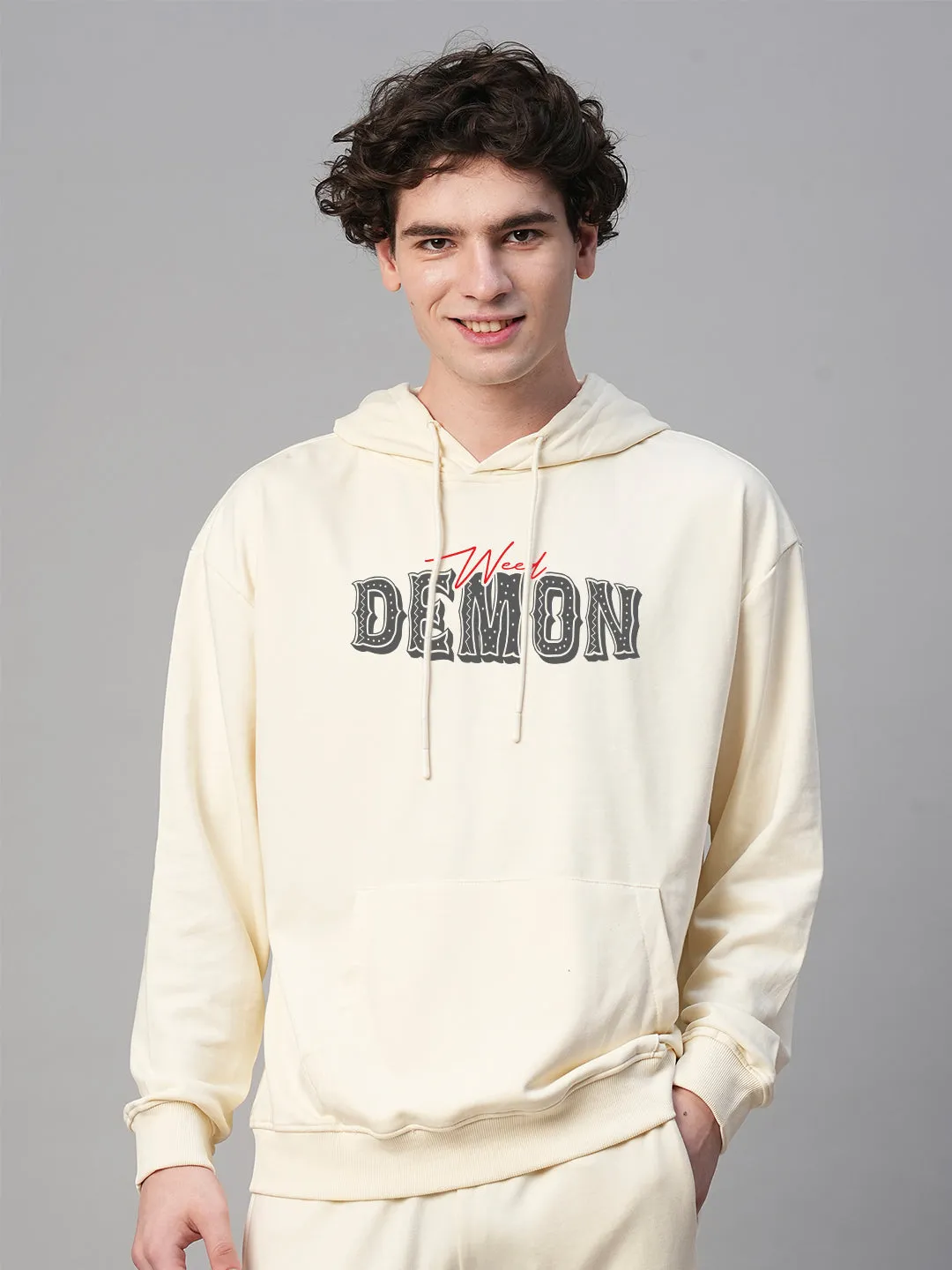 Weed Demon Men Drop Shoulder Premium Terry Hoodie