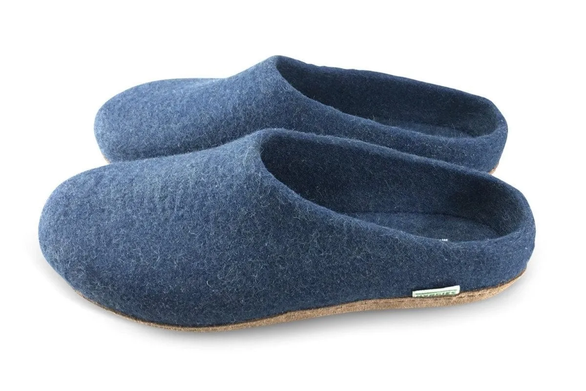 Women's All Natural Molded Sole with Low Back in Navy